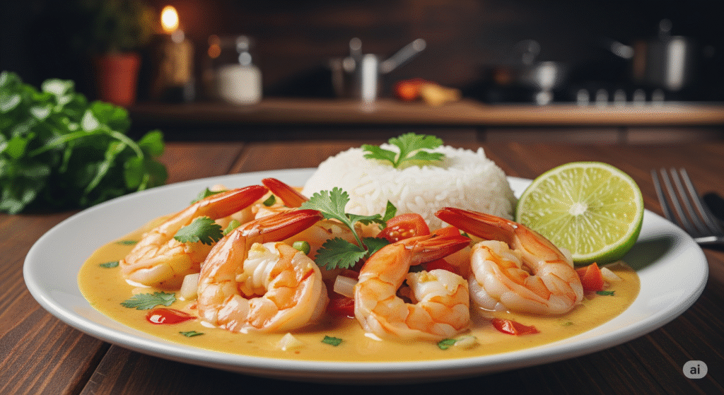 Receita bobó de camarão