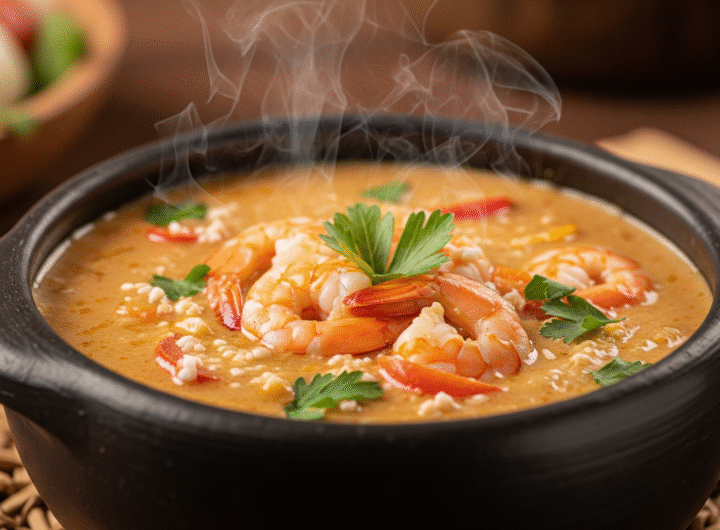 Receita bobó de camarão